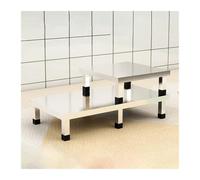 ZCXMNL Base Surélevée for Climatiseur, Étagères De Rangement for Palettes en Acier Inoxydable, Support De Jardinière Carré Monobloc for Maison, Entrepôt, Supermarché(110x40x10cm)