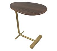 ZCXMNL C-Sofa Table D'appoint/Table D'ordinateur Portable, Extrémité Créative Café Amovible en Fer Forgé Coin Nordique Quelques Lectures De Chevet Simples(Brown-A)