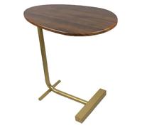 ZCXMNL C-Sofa Table D'appoint/Table D'ordinateur Portable, Extrémité Créative Café Amovible en Fer Forgé Coin Nordique Quelques Lectures De Chevet Simples(Brown-B)