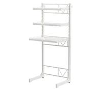 ZCXMNL Étagère De Rangement for Laveuse Et Sécheuse, Support De Sécheuse Réglable en Hauteur, Kit D'empilage Portable for Machine À Laver, Sèche-Linge, Matériau(White,161cm/63.3in-3)