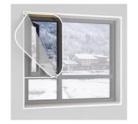 ZCXMNL Kit D'isolation for Fenêtres, Pare-Brise Transparent Insonorisant Et Antibruit, Film Isolant for Une Étanchéité Parfaite Au Froid, Dimensions sur Mesure(1.9x2.5m)