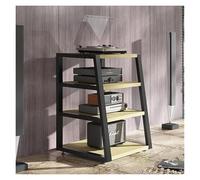 ZCXMNL Lecteur CD sur Support Multimédia AV 2.3.4 Niveaux, Armoire De Rangement Moderne, Étagères De Console De Jeu en Rack Audio, Cadre en Acier Au Carbone en Métal(Beige,H82cm)