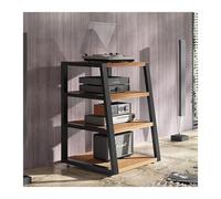 ZCXMNL Lecteur CD sur Support Multimédia AV 2.3.4 Niveaux, Armoire De Rangement Moderne, Étagères De Console De Jeu en Rack Audio, Cadre en Acier Au Carbone en Métal(Natural,H82cm)