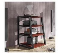 ZCXMNL Lecteur CD sur Support Multimédia AV 2.3.4 Niveaux, Armoire De Rangement Moderne, Étagères De Console De Jeu en Rack Audio, Cadre en Acier Au Carbone en Métal(Brown,H82cm)