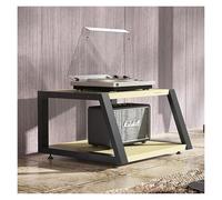 ZCXMNL Lecteur CD sur Support Multimédia AV 2.3.4 Niveaux, Armoire De Rangement Moderne, Étagères De Console De Jeu en Rack Audio, Cadre en Acier Au Carbone en Métal(Beige,H35cm)