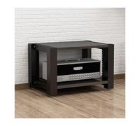 ZCXMNL Lecteur CD sur Support Multimédia AV À 2.3.4 Niveaux, Armoire Stéréo en Bois, Rangement for Composant De Divertissement, Tour, for Lecteurs DVD, Console De Jeu TV Box(Black,H40cm)