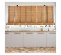 ZCXMNL Stores en Bambou Naturel avec Relevage, Protection Solaire, for Patio, Intimité, Enroulables for Fenêtre, Décoration Vintage Tissée À La Main, 65 Tailles(90x220cm)
