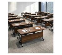 ZCXMNL Table De Conférence Et Formation Pliante avec Panneau Modestie Roues, Réunion Emboîtable Modulaire Robuste for Bureaux, Séminaires, Bibliothèques(140x50x75cm)