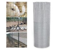 ZCXMNL Treillis Métallique Soudé, Rouleau De Clôture Jardin en Acier Inoxydable, Tissu Quincaillerie Polyvalent, Trou Maille 15 X Mm, Antirouille, Facile À Couper avec Attache(1.2x15m)
