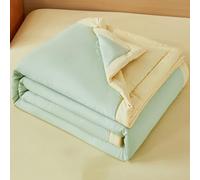ZCXRYFL Couette Patchwork FraîChe Ultra-LéGèRe éDredon Simple Double Lit Duvet Cooling Quilt, Doux Coton, pour Saisons Chaudes Canicule, AméLiore Le Sommeil, Lavable(150X200cm,D)