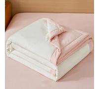 ZCXRYFL Couette Patchwork FraîChe Ultra-LéGèRe éDredon Simple Double Lit Duvet Cooling Quilt, Doux Coton, pour Saisons Chaudes Canicule, AméLiore Le Sommeil, Lavable(200X230cm,B)