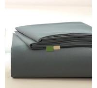ZCXRYFL Drap en Coton Doux Literie De Lit 1~2 Personne Linge De Lit LéGèRe Et Respirable Couverture pour Matelas Draps DéCoratifs, Durable, Lavable, pour Toutes Saisons(200x230cm,Gray)