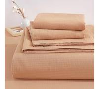 ZCXRYFL Drap Plat Fin Et Loisir- Linge De Lit en Coton Doux pour Lits Simples Et Doubles Et King-Size Couverture DéCorative pour Matelas Parure De Lit, LéGer Respirant, Lavable(200x230cm,Khaki)