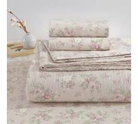 ZCXRYFL Drap Plat Fin Et Loisir- Linge De Lit en Coton Doux pour Lits Simples Et Doubles Et King-Size Couverture DéCorative pour Matelas Parure De Lit, LéGer Respirant, Lavable(270x230cm,A)