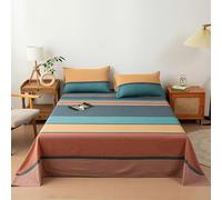 ZCXRYFL Draps Doux Et LéGers 100% Coton 1~2 Personnes Drap Housse, Facile d'entretien, Home Linge De Lit Couvre ProtèGe-Matelas, Convient à Toutes Les Saisons, Lavable(245x250cm,K)