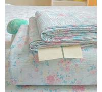 ZCXRYFL Fin Drap Draps en Coton Doux- Couvre DéCoration pour Matelas LéGèRe Respirable Linge De Lit, 1~2 Personnes Literie De Lit, Lavable, pour Toutes Les Saisons(Pillowcase：48X74cm,Blue)