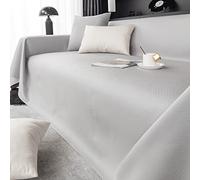 ZCXRYFL Housse De Canapé Imperméable en Cuir pour Animaux De Compagnie, Enfants, Housses De Canapé Multifonction Serviette De Canapé Protecteur Moderne Décoration De Salon(205x260cm/80 x102,Grey1)