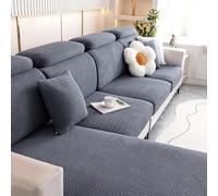 ZCXRYFL Housse De Coussin De Canapé D Angle- Housses De Coussin De Dossier SièGe De Canapé Extensible 3 4 2 1 Places Couvre Protege De Assise Canapé Et Chaise(Back Cover L: 80-110cm, W: 35-55cm,Grey)