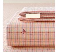 ZCXRYFL Lavable Mince Draps- Drap Plat en Coton Doux pour Lit 1~2 Personnes Linge De Lit pour Chambre Et HôTel Couverture DéCorative pour Matelas, LéGer Respirant(270x230cm,Pink)