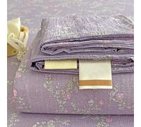 ZCXRYFL LéGèRe Drap Plat Draps en Coton Doux Literie De Lit pour 1~2 Personnes Couverture DéCorative pour Matelas Linge De Lit Respirable, pour Toutes Les Saisons, Lavable(120x230cm,Purple)