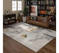 ZcxTry Tapis Chauffant Électrique Amovible Et Lavable en Graphène, Tapis Chauffant, Tapis Chauffant pour Les Pieds, Tapis Chauffant sous Le Bureau, avec Thermostat Et Minuterie,12,31.50x47.24in
