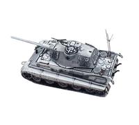 ZCYYUE Modèles réduits Char Lourd Allemand King Tiger, Échelle 1:72, Kit De Modèle Moulé sous Pression Statique, Ornements De Collection Chars d'assaut moulés