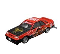 ZCYYUE Modèles réduits Inno Skyline 1:64 RV Model Line Bruce Lee 7e Génération R31 GTS-R Adapté À La Nissan GTR Simulation de coupé