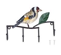 ZCZDHNA Bird Wall Hook Key Hanger | Retro Iron Coat Rack for Towels/Jackets/Bags | Space Saving Clothes Holder for Bedroom/Living Room/Bathroom | Weather Resilient