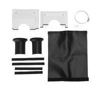 ZCZDHNA Kit de Couverture de Ligne de pénétration Murale CVC, Ensemble de Lignes AC divisées, Couverture Murale pour climatiseur intérieur et extérieur (Blanche)