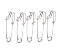 ZCZDHNA Long Line Fishing Clips | 5PCS Stainless Steel Snap Swivels for Saltwater/Freshwater/Surf Fishing | Hard - Wearing Quick Change Connectors (2.0 * 80MM)