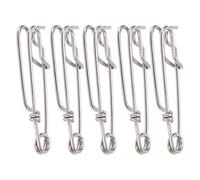 ZCZDHNA Long Line Fishing Clips | 5PCS Stainless Steel Snap Swivels for Saltwater/Freshwater/Surf Fishing | Hard - Wearing Quick Change Connectors (1.8 * 60MM)