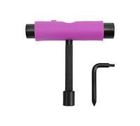 ZCZDHNA Outil de Skateboard Clé 3 en 1 en Forme de T et en Forme de L | Entretien de la Plaque coulissante pour Skateboards/longboards | Ajustez Les écrous et Les vis pour Une Conduite en (Violet)