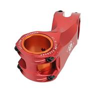 ZCZDHNA Riding Stem Riser 70mm | 35mm & 31.8mm Handlebar Compatible for Mountain Riding/Road Riding | Featherweight 163g Aluminum Alloy, 17 Degree Angle (Red)