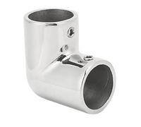 ZCZDHNA Stainless Steel Boat Hand Rail | 90 Degree Right Angle Elbow Connector for Marine Pipes | Rail Fitting for Boats/Docks/Yachts | Fine Polished Finish (25MM)
