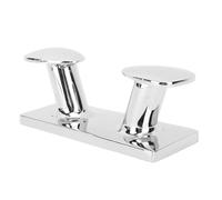 ZCZDHNA Taquet Marin de 6 Pouces en Acier Inoxydable 316 |Taquet de Bateau antirouille pour quais/ponts/Yachts |Taquet de Corde Robuste avec 4 Trous de Montage |Anti-oxydation pour Une