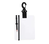 ZCZDHNA Underwater Writing Slate Board | Swivel Clip & Floating Pencil for Scuba Diving/Snorkeling/Swimming | Reusable Plastic White Board for Note Taking
