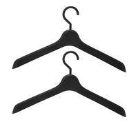 ZCZDHNA Wetsuit Hanger Diving Surfing Hanger Sturdy Anti Slip Space Saving Multifunctional Hanger for Diving Wetsuits Surfing Gear ABS Black 2 Pack
