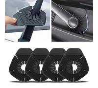 ZCZMAD 4 Pièces Coussin de Protection du Bras D'essuie-Glace de Voiture pour Audi A3 8Y 8YA 8V 8P 8PA 8L 8LA, Protecteur D'essuie-Glace Avant,A-Black