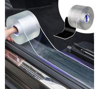 ZCZMAD 5M Protecteur de seuil de Garde de Porte de Voiture pour Renault Megane E-Tech Electric, Protecteur de Pare-Chocs,Protection Seuil Porte de Voiture,A-Transparent