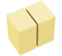ZCZN Feuilles autocollantes 51 x 38 mm, notes autocollantes de 1400 feuilles, 100 feuilles par bloc, feuilles autocollantes, convient pour mémos, messages, rappels - 14 blocs