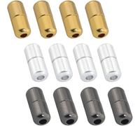 ZCZQC Lot de 12 clips de verrouillage en laiton pour lacets de chaussures de course à pied, accessoires de chaussures décontractées