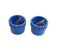 ZCZQC Lot de 2 boutons en nylon pour tête de débroussailleuse Husqvarna T25 - Boutons bleus avancés