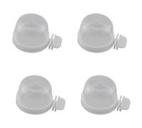 ZCZQC Lot de 4 boîtes de nourriture séparées amovibles en plastique pour oiseaux - Mangeoire pour perroquet - Mangeoire pour oiseaux - Boîte d'alimentation pour canari, pigeon, hamster