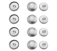 ZCZQC Lot de 50 boutons à recouvrir avec dos plat 20 mm 32 L