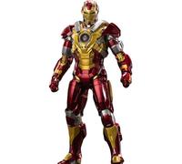 ZD Toys Figurine d'action - 7" Iron Man Mark 17 Heartbreaker Armor - Échelle 1/10, Mains Interchangeables, Effets Explosion, Affichage & Construction en PVC Durable - Cadeau idéal, Âge 15 ans
