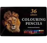 ZD Trading Boîte de 36 crayons de couleur de qualité professionnelle