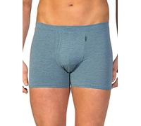ZD ZERO DEFECTS Boxer ouvert en fil de soja | Confort Plus | Disponible en grandes tailles, bleu, 7XL grande taille tall
