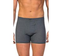 ZD ZERO DEFECTS | Boxer Ouvert Helios | Coton égyptien de Haute qualité | Grandes Tailles : 5XL - Couleur : Graphite