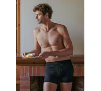 zd ZERO DEFECTS Boxers 'Helios fly front boxer' noir, Taille XXL