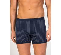 zd ZERO DEFECTS Boxers 'Helios prinstriped Egyptian cotton' bleu marine, Taille XXXL